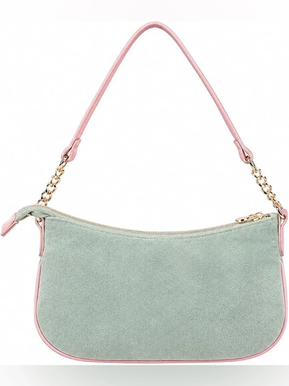 Juicy Couture NWT Sugar Rush Terry Shoulder Bag Ice Cream Charm Green Pink